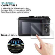 Easy to Install Anti-Crash New Tempered Glass Screen Protector fits Canon EOS M3
