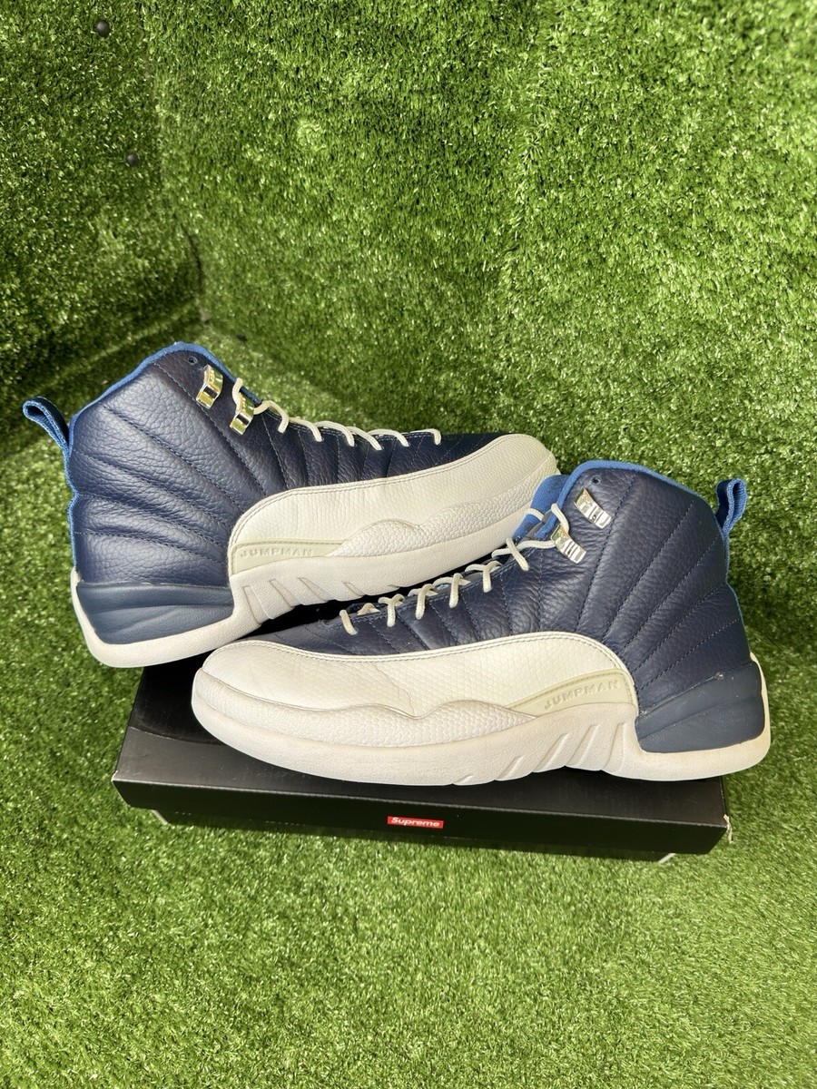 Nike Air Jordan 12 Retro Obsidian '12 Size 9.5 130690-410 OG Nike Air Jordan 12 Retro Obsidian '12 Size 9.5 130690-410 OG