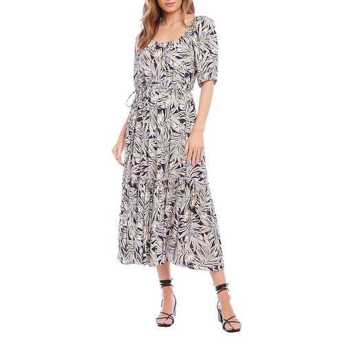 Karen Kane Embroidered Tiered Midi Dress Black | eBay Karen Kane Embroidered Tiered Midi Dress Black | eBay