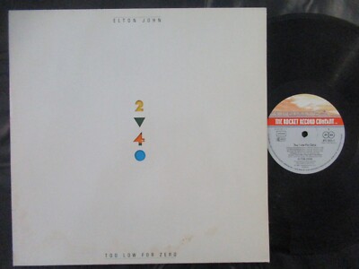 ELTON JOHN Too Low For Zero / LP DDR 1984 INTERSHOP THE ROCKET RECORD 811052-1