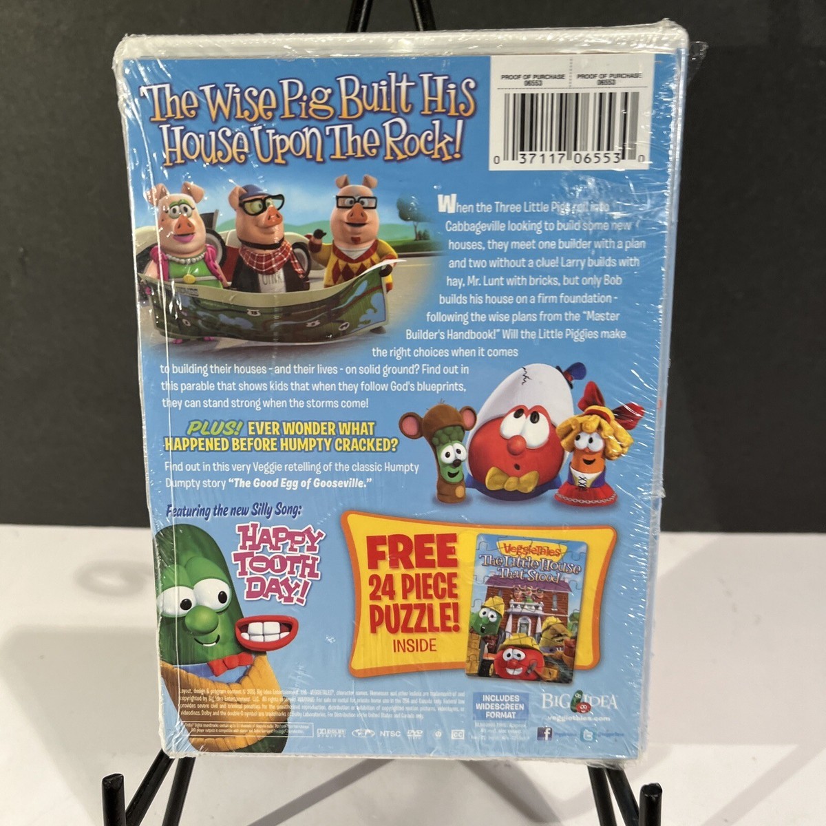 Veggie Tales The Little House That Stood (DVD) Free 24 Pc Puzzle