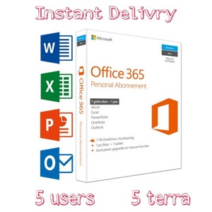 Microsoft Office 365 Lifetime Account For 5 Devices Android Pc Mac 5tb Ebay