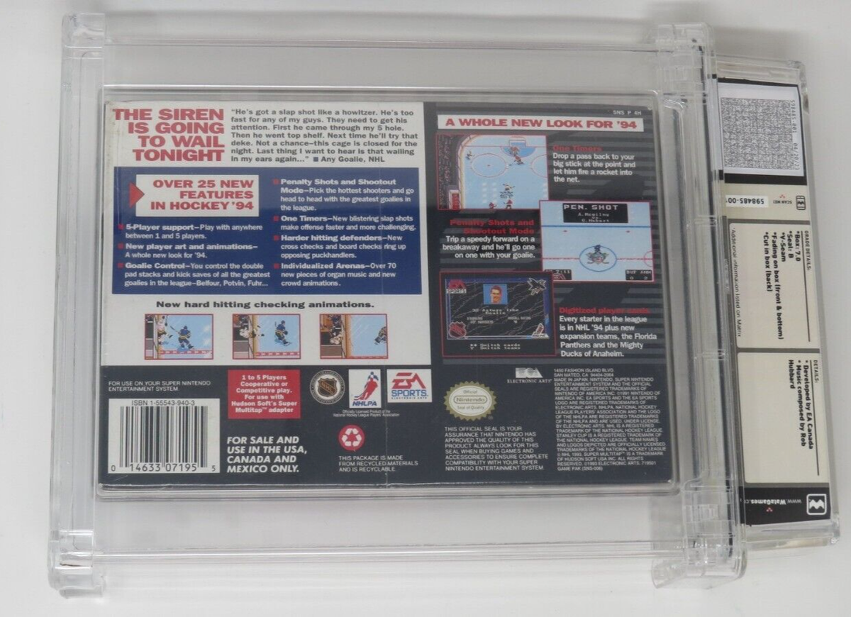 NHL 94 (Super Nintendo Entertainment System, 1993) for sale online