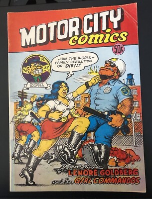  Motor City Comics # 1  1969 Robert Crumb 1st Print RARE Underground Comix  