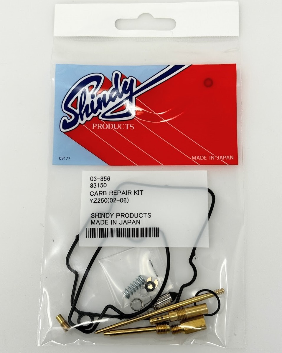 Shindy Carburetor Rebuild Repair Kit For Yamaha YZ250 2002-2004 – Made In Japan