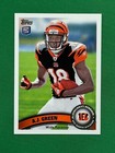 2011 Topps Football AJ Green #151 RC Variation Running Forward