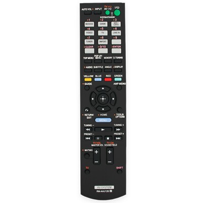 New RM-AAU120 Replace Remote for Sony AV Receiver HT-CT550W HT-SS380 HTS-S380