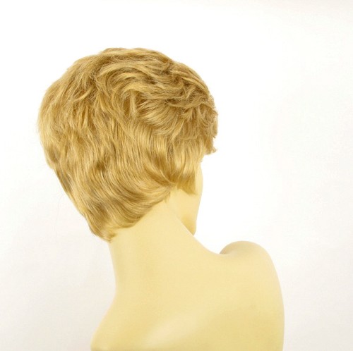 Peluca corto mujer luz rubio dorado CLEMENTINE lg26 PERUK - Imagen 6 de 9