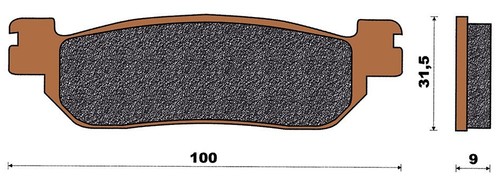 Garnitures De Frein EBC Y527 737.66.43 Pour MBK 125 Skyliner 1998-2000 - Neuves Sous Emballage