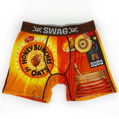 Honey Bunches of Oats Boxer Briefs Mens Large Cereal Swag Underwear Funny Gift