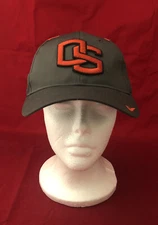 Nike DRI-FIT Oregon State University Beavers Hat Cap Gray Orange Adjustable