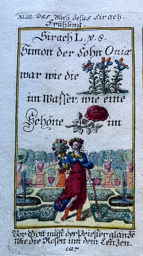Alkolor Geistl emblem copperplate engravings Bodenehr Simon Sommer ants Rebus 1699 - Picture 4 of 7