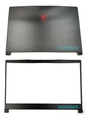 New for MSI GF63 8RC GF63 8RD MS-16R1 LCD Back Cover LCD Fron Bezel
