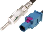 FAKRA to DIN Antenna Adapter – 23cm Cable – Compatible with Audi, VW, Mercedes,