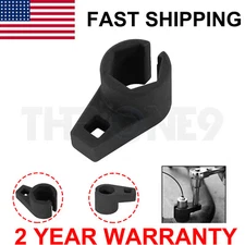 Oxygen Sensor Socket Wrench 3/8" Dr.x22mm x 50mL Car Auto Repair Tool Black