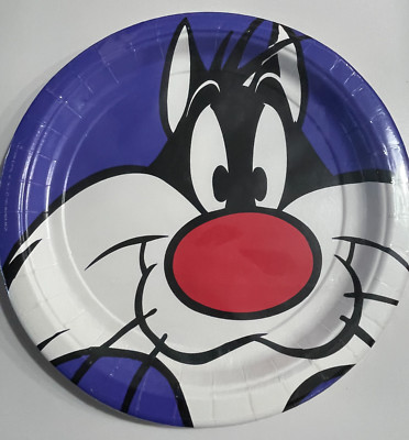 HALLMARK SYLVESTER THE CAT CHILD KIDS BIRTHDAY PARTY DINNER PLATES