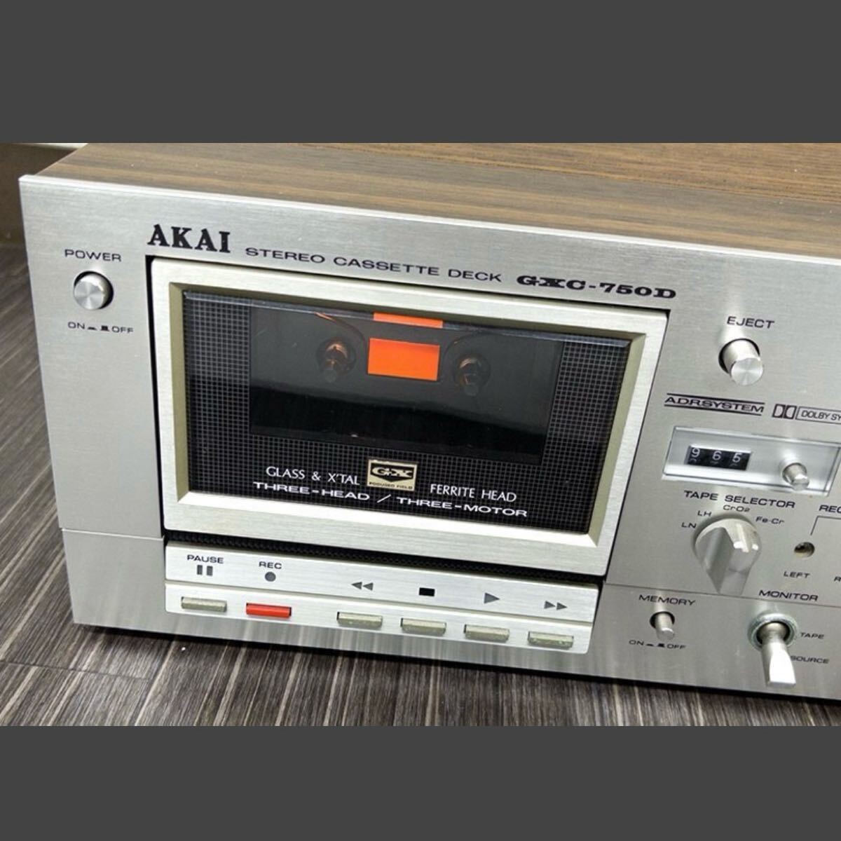 【美品】AKAI GXC-750D アカイ カセットデッキ Yahoo!オークション - AKAI GXC-750D カセットデッキ 元箱付き