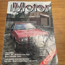 Modern Motor Mag 1980 Ford LTD Toyota T18 BMW M1 Holden TE Gemini Calendar Girls