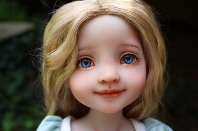 OOAK Gorgeous Custom Painted Ruby Red Fashion Friends Doll!