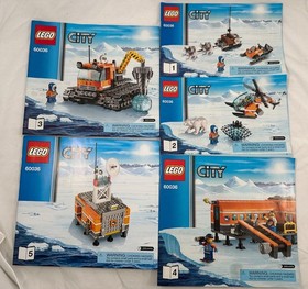 Lego City 60036 Arctic Base Camp, complete set with all pieces and instructions