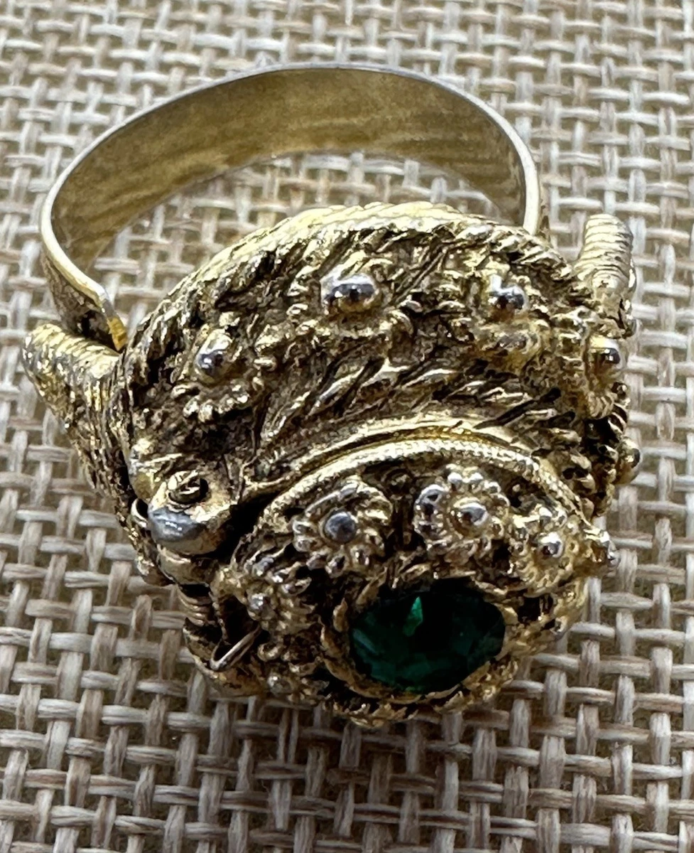25+ Vintage Poison Ring In Retro Fine Rings for sale | Updated Oct