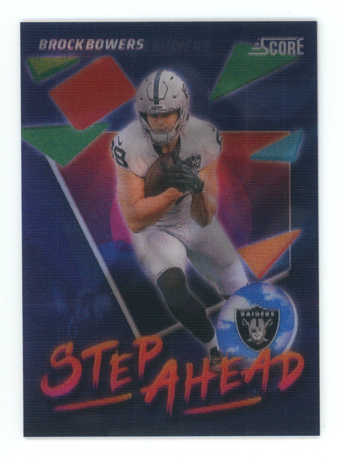 Brock Bowers 2025 Score Step Ahead #SA-BBS SSP SSP Case Hit Oakland Raiders