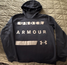 Under Armour ColdGear Men  s Black Pullover Hoodie M