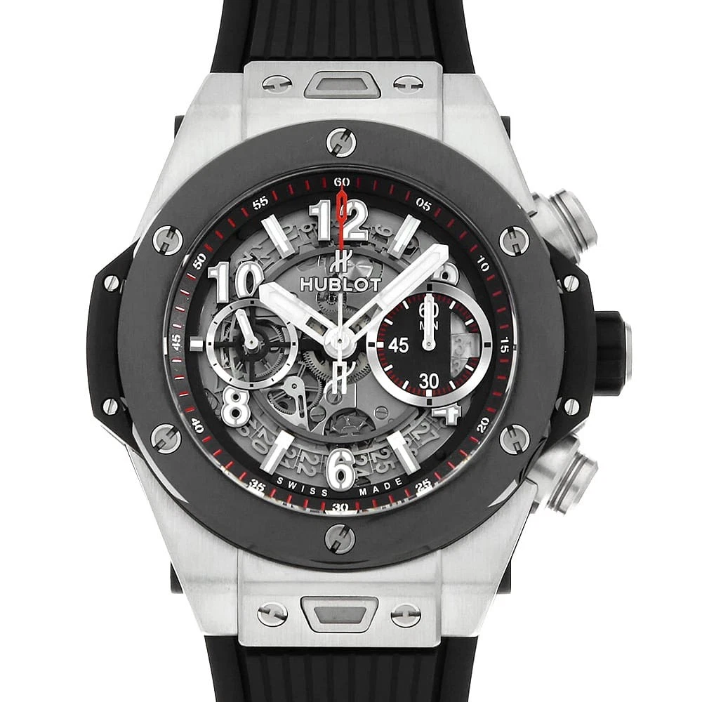 Hublot — HUBLOT Big Bang Unico Titanium Ceramic 411.NM.1170.RX second hand mens