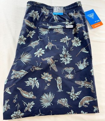 Columbia PFG Rambler 6'' Bathing Suit Mens Sz XXL Blue New NWT $45