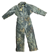 Cabelas for Kids Size Medium Regular Camo Insulated Coveralls Hunting