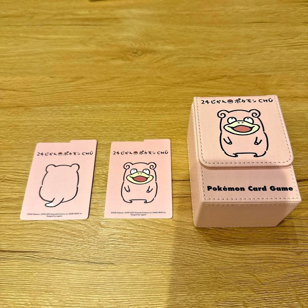 Pokemon Center Original Card Game Flip Deck Case 24 Hours Pokemon CHU Slowpoke