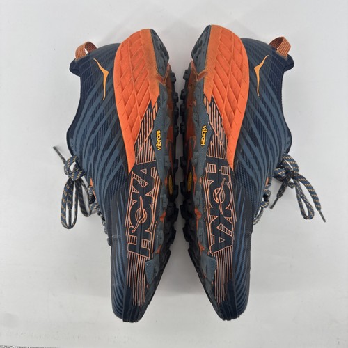 Hoka One One Speedgoat 4 Herren Größe 12 Trailrunningschuhe blau orange - Bild 12 von 13