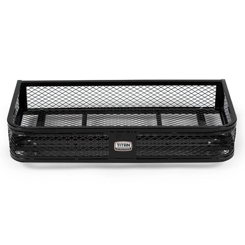 Titan Ramps Universal ATV UTV Front Cargo Basket Rack for Gear Tools ...