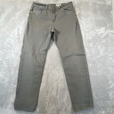 Aviator Jeans Army Green Stretch Straight Fit Made in the USA 38x33