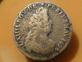 LOUIS XIV LIARD DE FRANCE 1693 D RARE & QUALITE TB/TB !