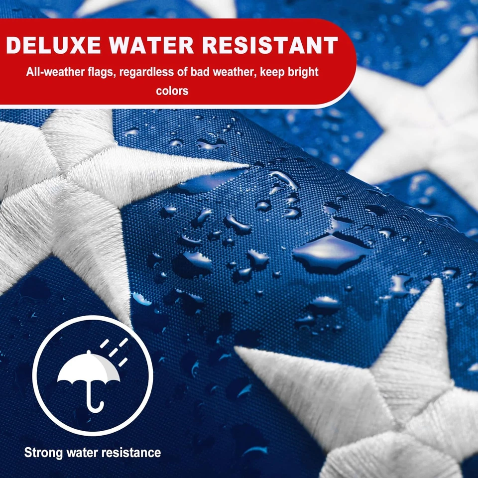 Американский флаг 5 X 8 футов, 100% сделано в США сильный ветер, сверхпрочный 5 на 8 футов... - Изображение 4 из 4