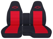 Truck Seat Covers With Design Fits 1994 To 2004 Chevy S10 60-40 Seat Wconsole Truck Seat Covers With Design Fits 1994 To 2004 Chevy S10 60-40 Seat Wconsole