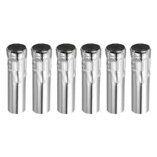 6pcs Candle Socket Covers 4 Inch Chandelier Sleeves Light Base Holder Silver