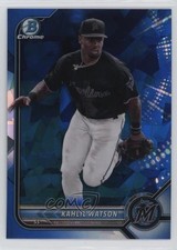 2022 Bowman Chrome Sapphire Edition Prospects Kahlil Watson #BCP-211 1k1b