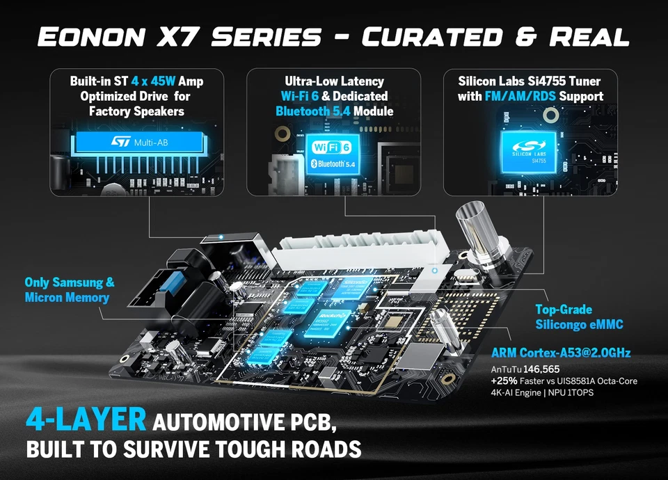 Autoradio Android 14 Apple Carplay GPS Touchscreen für VW RCD360 Pro RCD330 187B - Bild 3 von 4