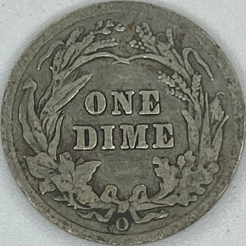1903-O Barber Silver Dime in a SAFLIP® - VG- (Good+)