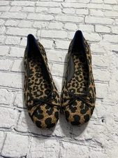 Rothy's Leopard Print Ballet Flat Size US 10.5/EURO 40.5