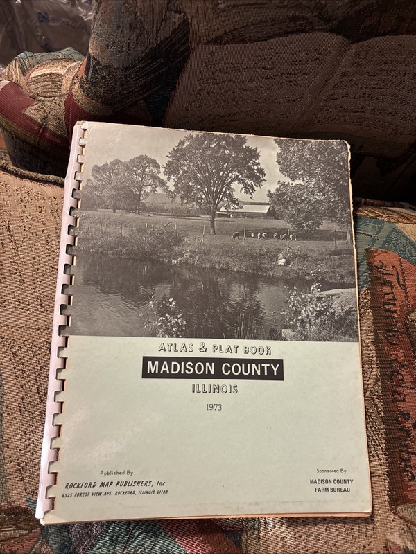 1973 Madison County Illinois Atlas & Play Book