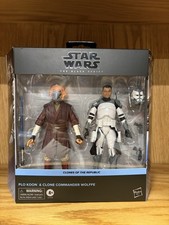 2026 Star Wars The Black Series Plo Koon Clone Commander Wolffe 2 Pack