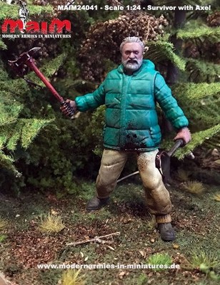 Survivor with Axe - Zombie Killer / 1:24