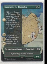 Summon: Fat Chocobo [Borderless Foil] #371 Prices | Magic Final Fantasy |  Magic Cards