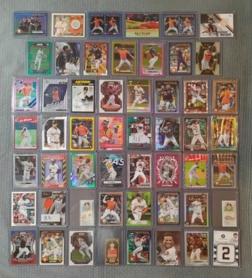 Houston Astros 53-Card Lot   Rookies/Stars--Autos/Refractors/Variations/Numbered