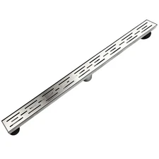Neodrain 36" Rectangular Linear Shower Drain w/Brick Pattern Brushed Stainless