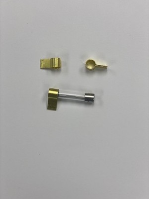 Glass Fuse Power Tap For Electrical Wiring Brass .250'' Male Terminal -25 Pack