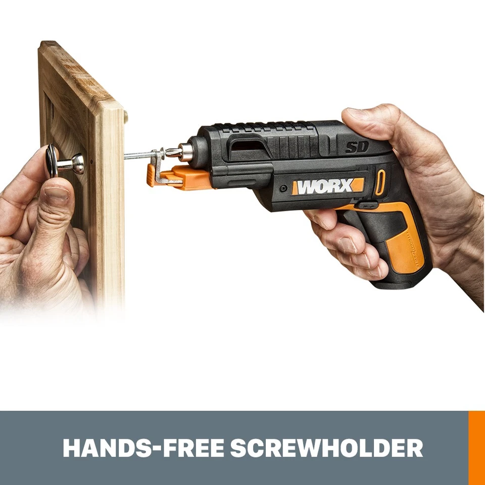 WORX WX255L SD Semi-Automatic Cordless Screw Driver with Screw Holder - Image 3 of 4